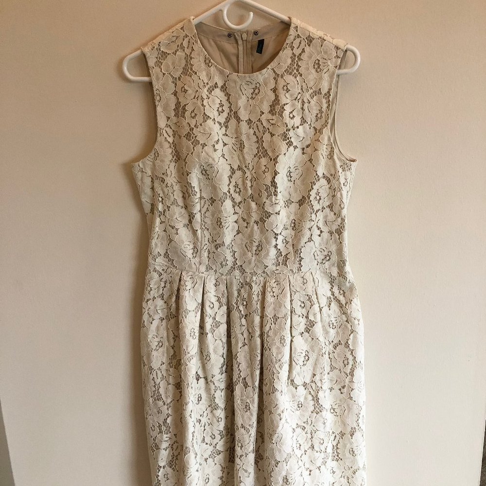 Cream Lace Dress